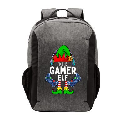 The Gamer ELF Matching Family Christmas Holiday Xmas Vector Backpack