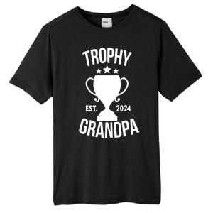 Trophy Grandpa Est 2024 Tall Fusion ChromaSoft Performance T-Shirt