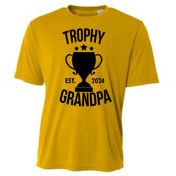 Trophy Grandpa Est 2024 Cooling Performance Crew T-Shirt