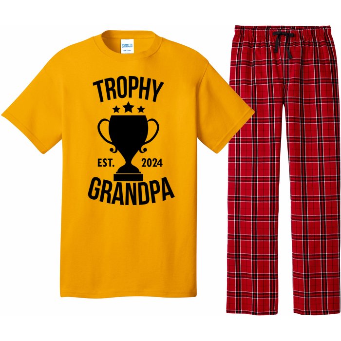 Trophy Grandpa Est 2024 Pajama Set