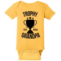 Trophy Grandpa Est 2024 Baby Bodysuit