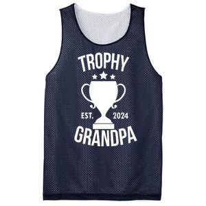 Trophy Grandpa Est 2024 Mesh Reversible Basketball Jersey Tank