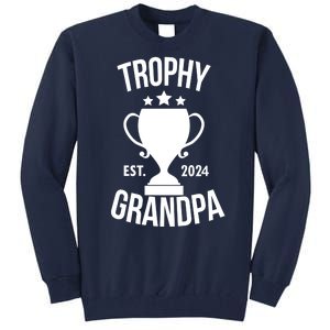 Trophy Grandpa Est 2024 Tall Sweatshirt