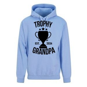 Trophy Grandpa Est 2024 Unisex Surf Hoodie