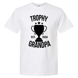 Trophy Grandpa Est 2024 Garment-Dyed Heavyweight T-Shirt