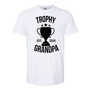 Trophy Grandpa Est 2024 Softstyle CVC T-Shirt