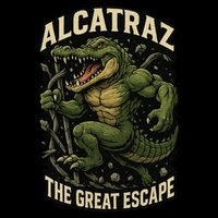 The Great Escape Alligator Alcatraz Drawstring Bag