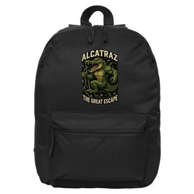 The Great Escape Alligator Alcatraz 16 in Basic Backpack