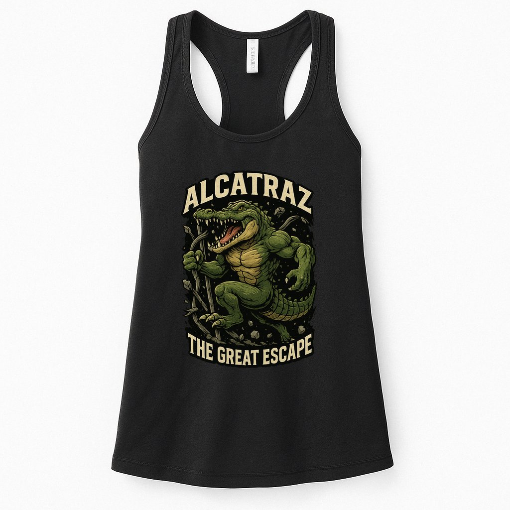 The Great Escape Alligator Alcatraz Womens Tank Top
