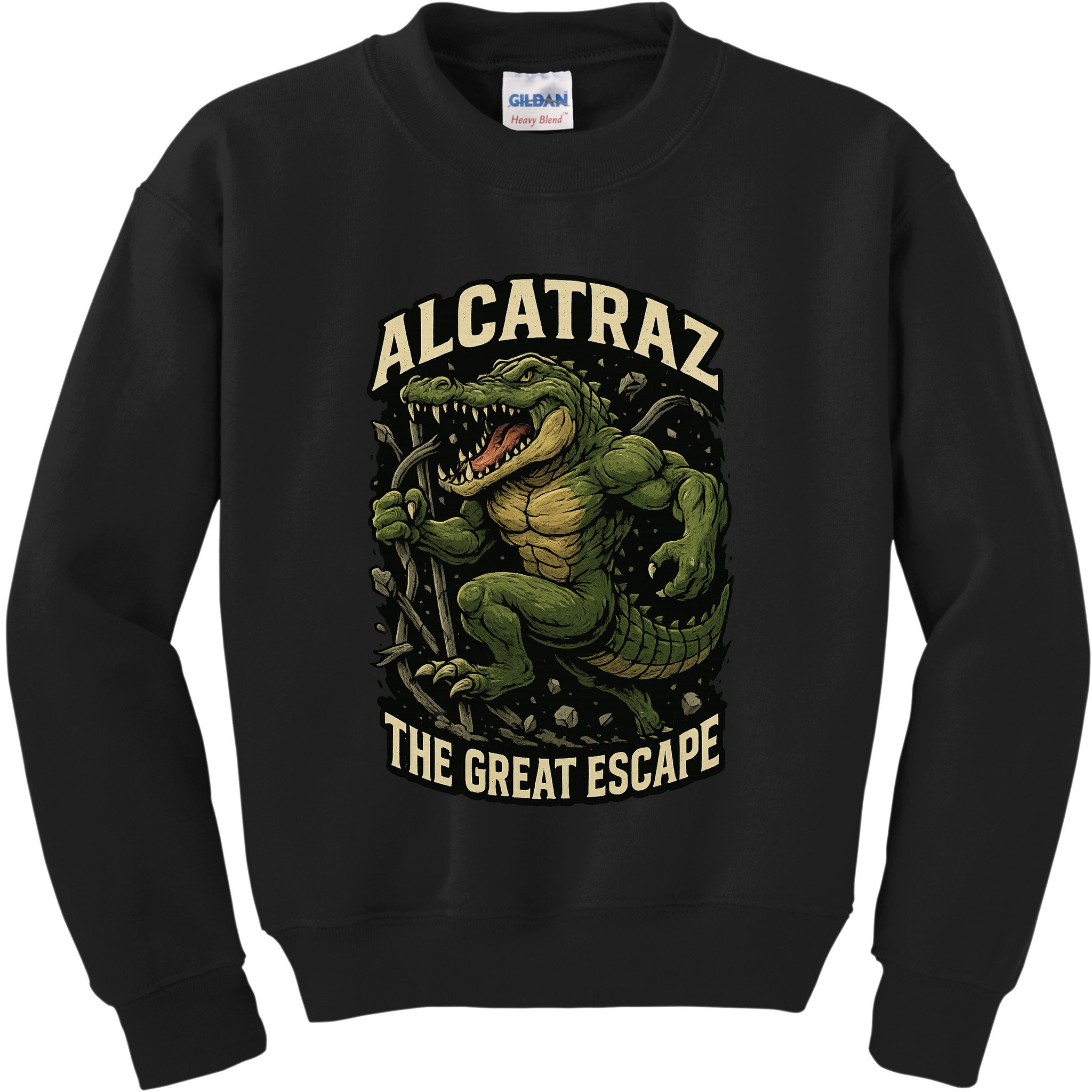 The Great Escape Alligator Alcatraz Kids Sweatshirt