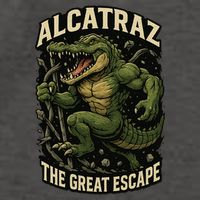The Great Escape Alligator Alcatraz Vector Backpack