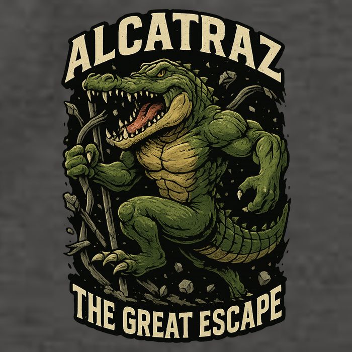 The Great Escape Alligator Alcatraz Vector Backpack