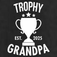 Trophy Grandpa Est 2025 7 Panel Mesh Trucker Snapback Hat