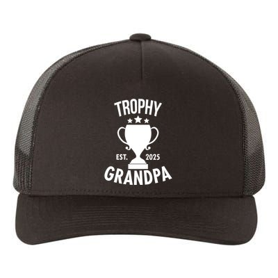 Trophy Grandpa Est 2025 Yupoong Adult 5-Panel Trucker Hat