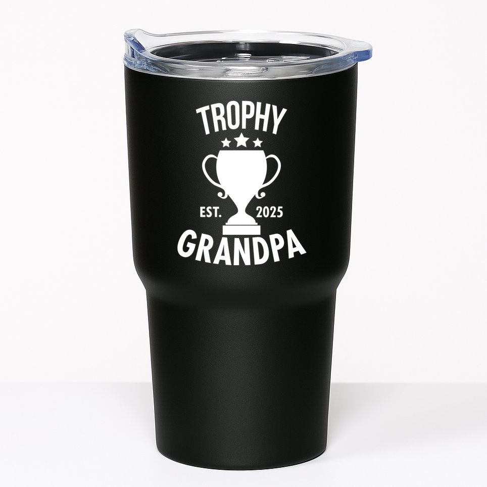 Trophy Grandpa Est 2025 Tumbler