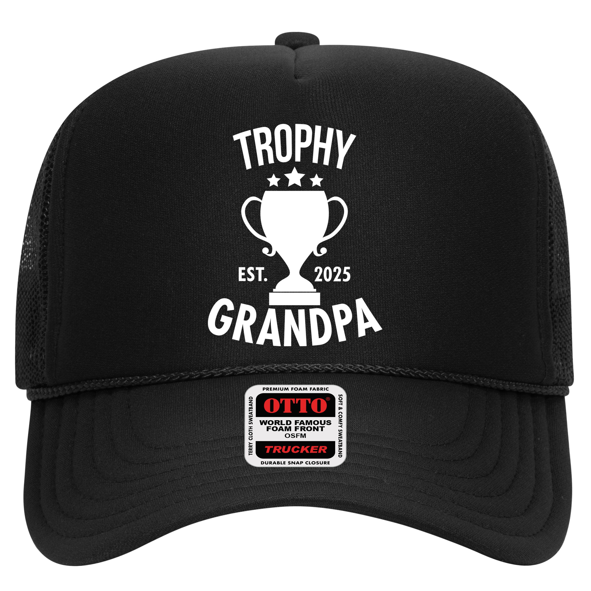 Trophy Grandpa Est 2025 Hat