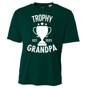 Trophy Grandpa Est 2025 Cooling Performance Crew T-Shirt