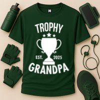 Trophy Grandpa Est 2025 Cooling Performance Crew T-Shirt
