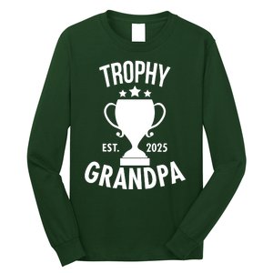 Trophy Grandpa Est 2025 Long Sleeve Shirt