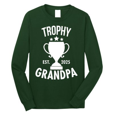 Trophy Grandpa Est 2025 Long Sleeve Shirt
