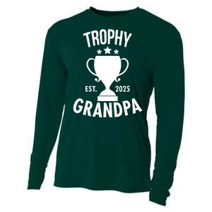 Trophy Grandpa Est 2025 Cooling Performance Long Sleeve Crew