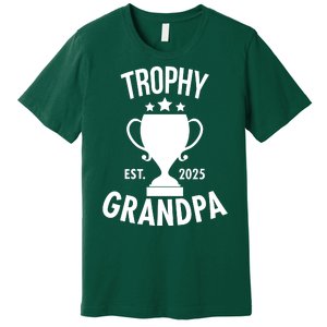 Trophy Grandpa Est 2025 Premium T-Shirt