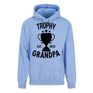 Trophy Grandpa Est 2025 Unisex Surf Hoodie