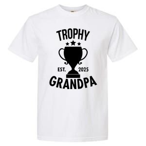 Trophy Grandpa Est 2025 Garment-Dyed Heavyweight T-Shirt