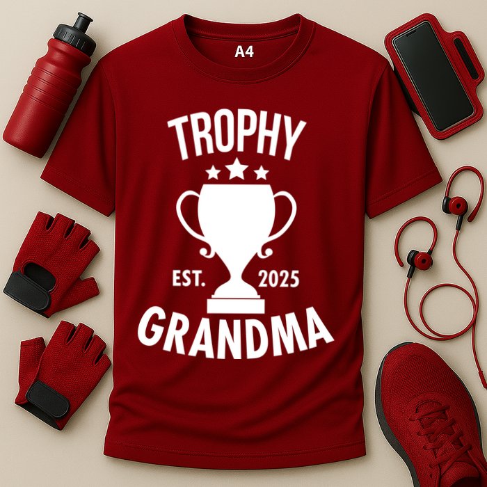 Trophy Grandma Est 2025 Cooling Performance Crew T-Shirt