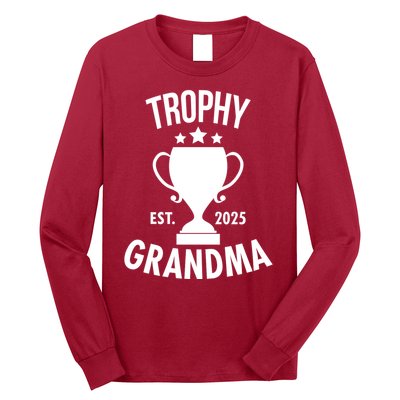 Trophy Grandma Est 2025 Long Sleeve Shirt