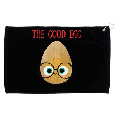 The Good Egg Gift Funny Grommeted Golf Towel