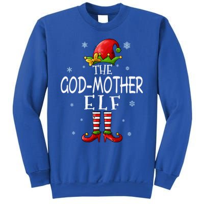 The Godmother Elf Funny Grandma Groupe Matching Christmas Gift Sweatshirt