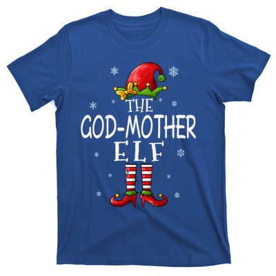 The Godmother Elf Funny Grandma Groupe Matching Christmas Gift T-Shirt