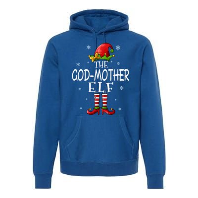 The Godmother Elf Funny Grandma Groupe Matching Christmas Gift Premium Hoodie