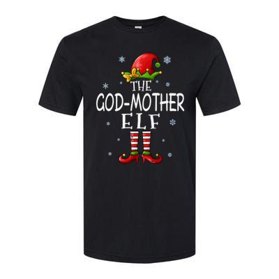 The Godmother Elf Funny Grandma Groupe Matching Christmas Gift Softstyle CVC T-Shirt