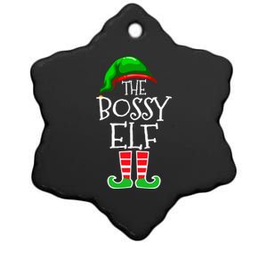 The Grumpy Elf Matching Christmas Ceramic Star Ornament