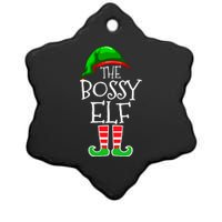 The Grumpy Elf Matching Christmas Ceramic Star Ornament