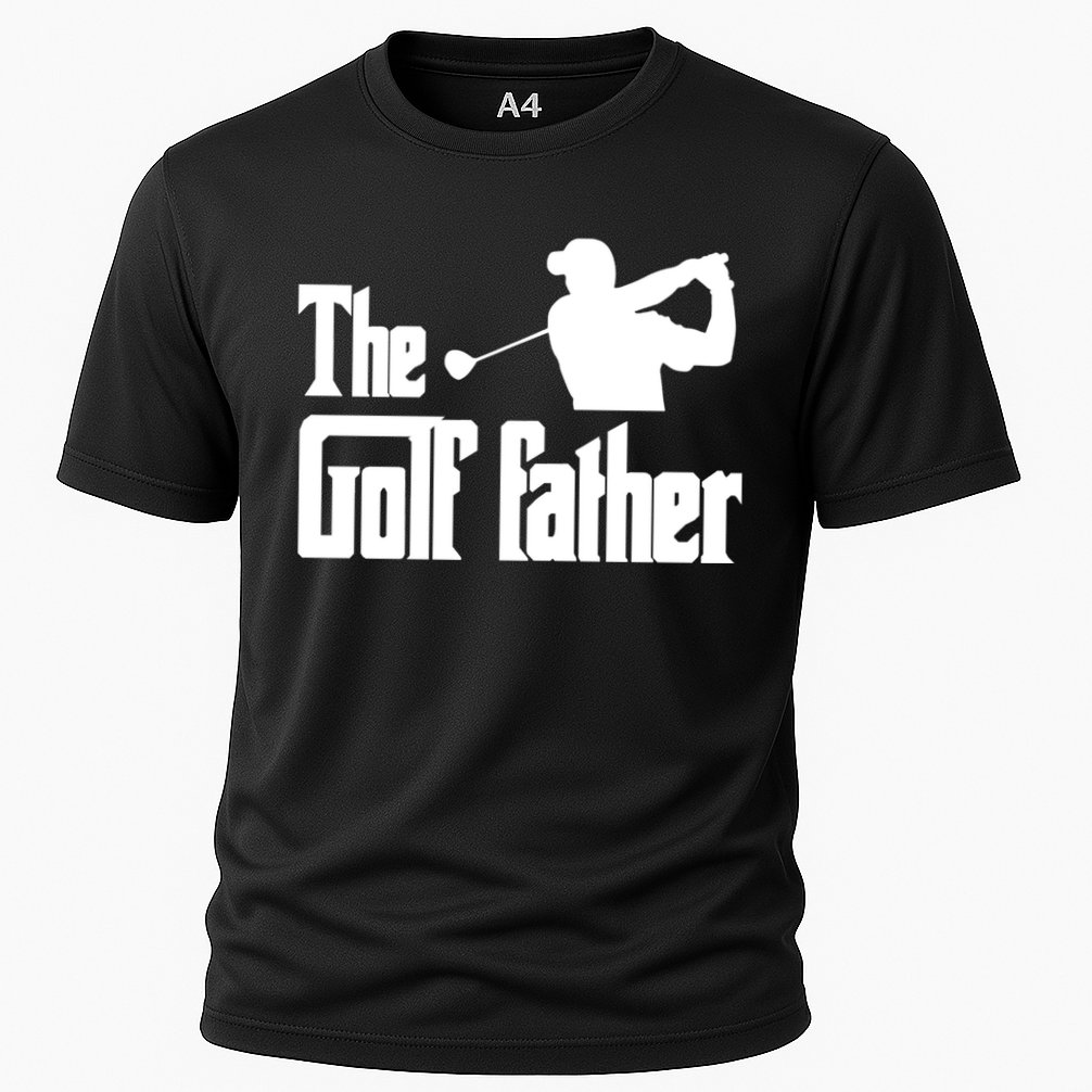 The Golf Father Funny Parody Best Golf Dad Fathers Day Love Funny Gift Cooling Performance Crew T-Shirt