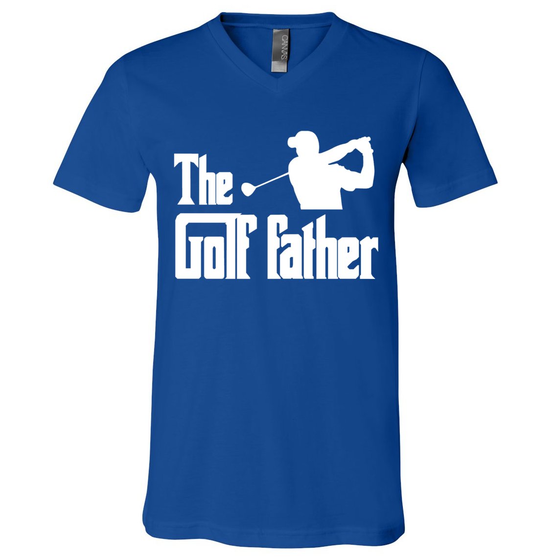 The Golf Father Funny Parody Best Golf Dad Fathers Day Love Funny Gift V-Neck T-Shirt