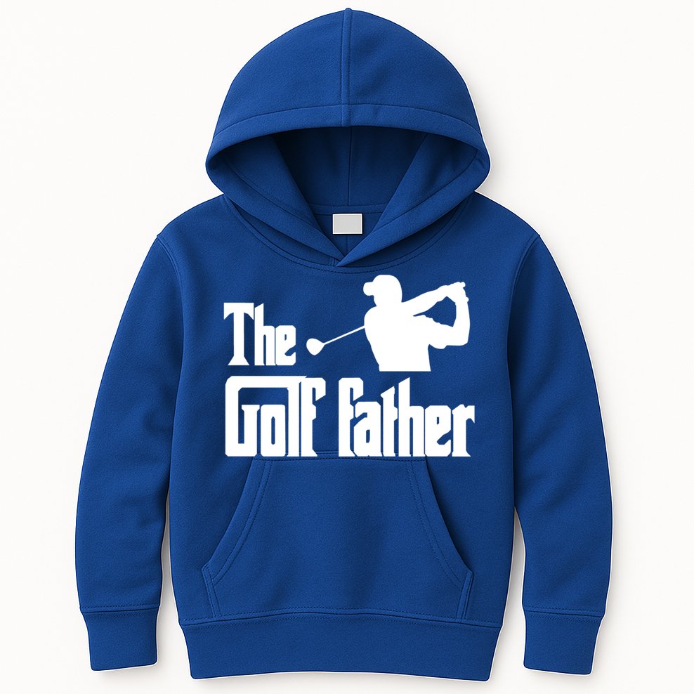 The Golf Father Funny Parody Best Golf Dad Fathers Day Love Funny Gift Kids Hoodie