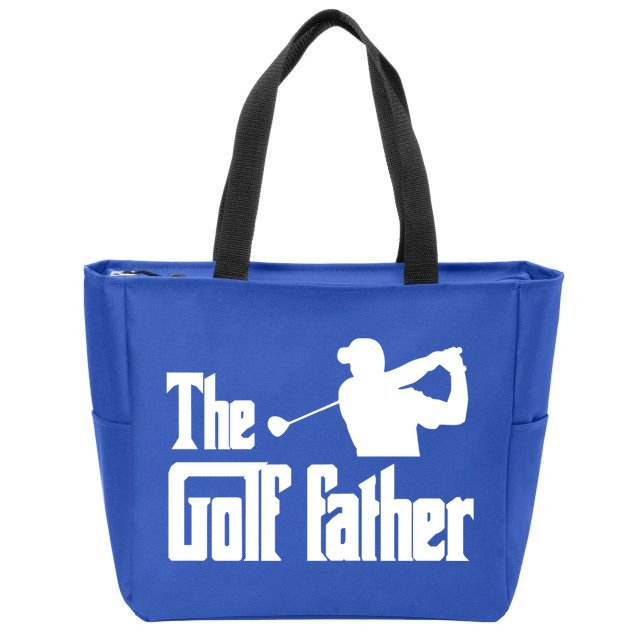 The Golf Father Funny Parody Best Golf Dad Fathers Day Love Funny Gift Zip Tote Bag