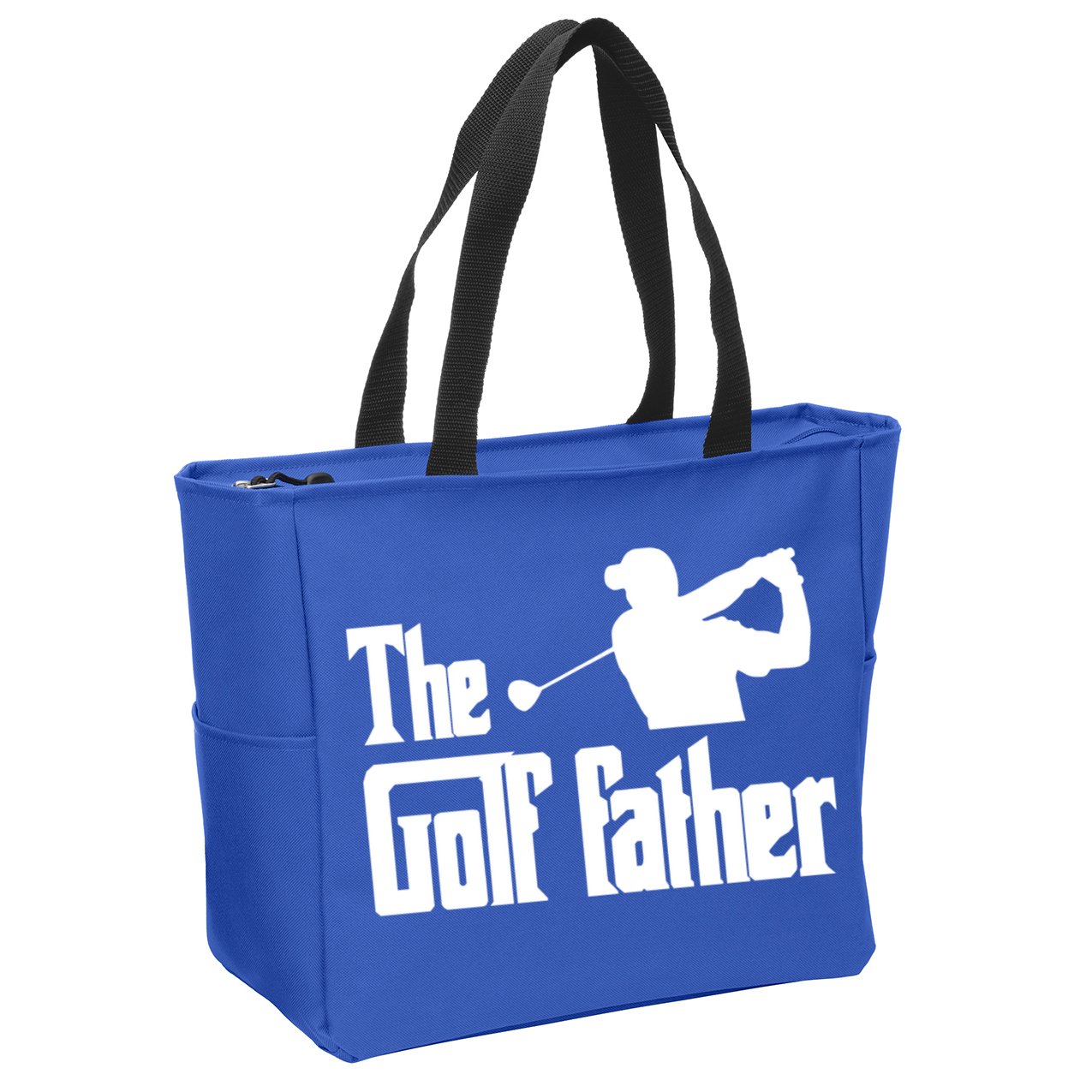 The Golf Father Funny Parody Best Golf Dad Fathers Day Love Funny Gift Zip Tote Bag