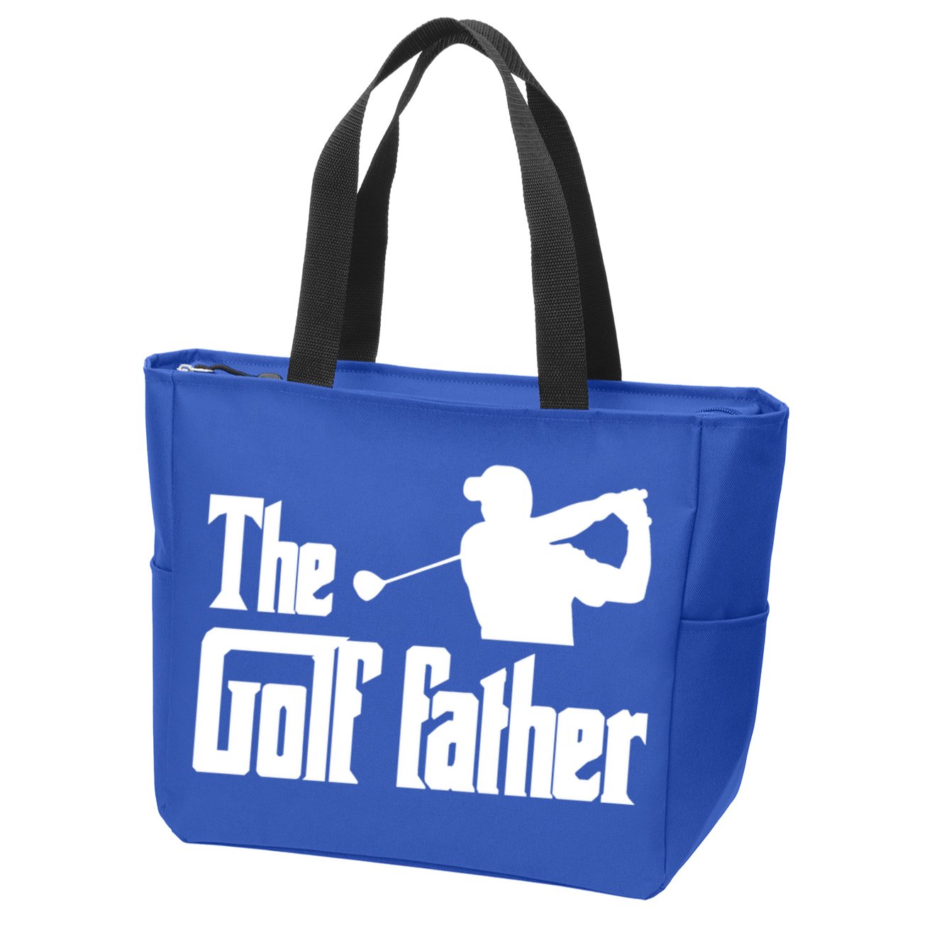 The Golf Father Funny Parody Best Golf Dad Fathers Day Love Funny Gift Zip Tote Bag
