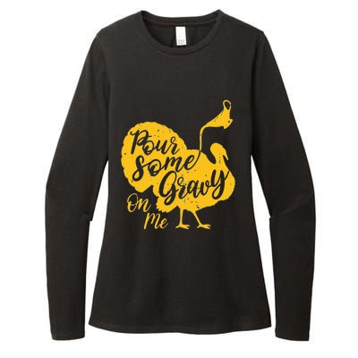 Thanksgiving Gravy Feast Pour on the Joy! Womens CVC Long Sleeve Shirt