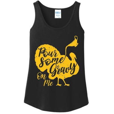 Thanksgiving Gravy Feast Pour on the Joy! Ladies Essential Tank