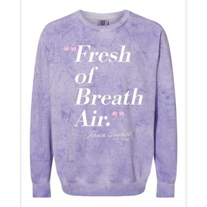 Teresa Giudice Fresh Of Breath Air Turning The Tables Colorblast Crewneck Sweatshirt