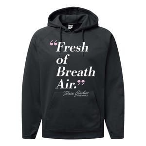 Teresa Giudice Fresh Of Breath Air Turning The Tables Performance Fleece Hoodie