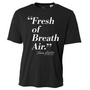 Teresa Giudice Fresh Of Breath Air Turning The Tables Cooling Performance Crew T-Shirt