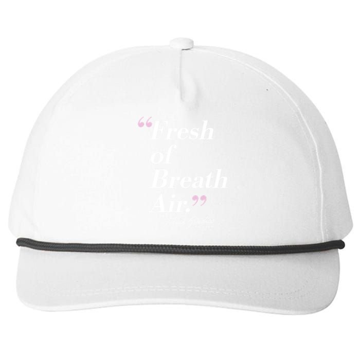 Teresa Giudice Fresh Of Breath Air Turning The Tables Snapback Five-Panel Rope Hat