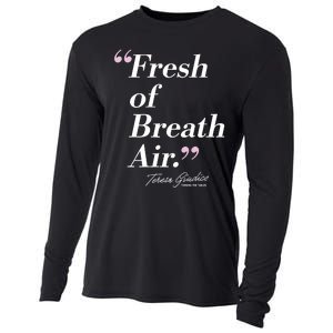 Teresa Giudice Fresh Of Breath Air Turning The Tables Cooling Performance Long Sleeve Crew